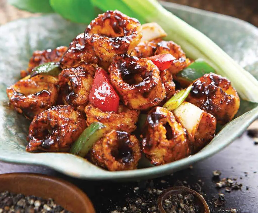 Black Pepper Squid Malioboro