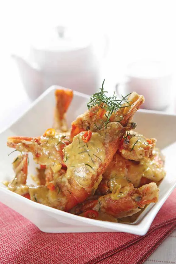 Jumbo Prawn Golden Egg Yolk