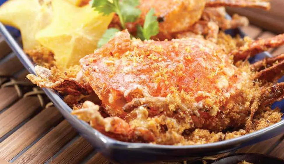 SoftShell Crab with Ebi Floss