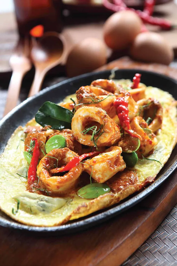 Squid Omelette Pulau Seribu